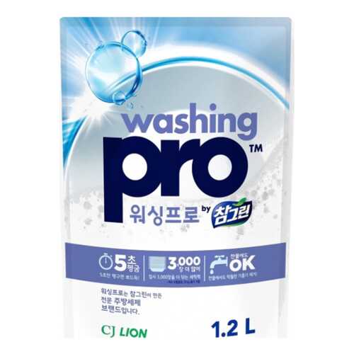 Средство для мытья посуды CJ Lion washing pro 1.2 л в Уютерра