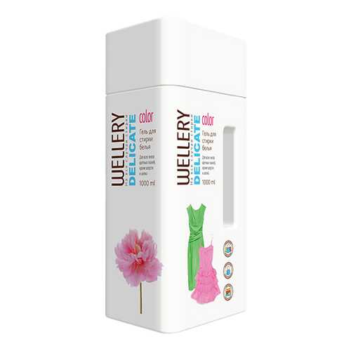 Гель для стирки Wellery delicate для цветных вещей 1 л в Уютерра