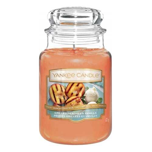 Ароматическая свеча Yankee Candle Grilled Peaches & Vanilla Свеча 623 г в Уютерра