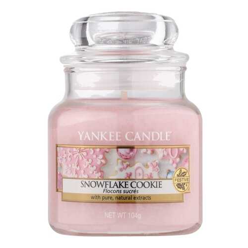 Ароматическая свеча Yankee Candle Snowflake Cookie Свеча 104 г в Уютерра