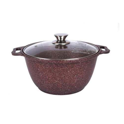 Кастрюля антипригарная литая 3,0л Granit ultra red в Уютерра