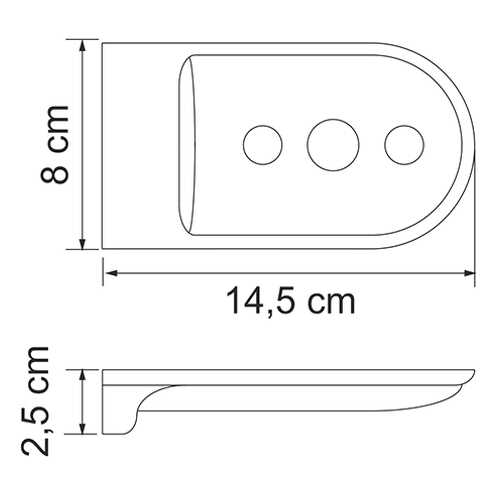 Мыльница решетка, Wasserkraft Kammel K-8369WHITE в Уютерра